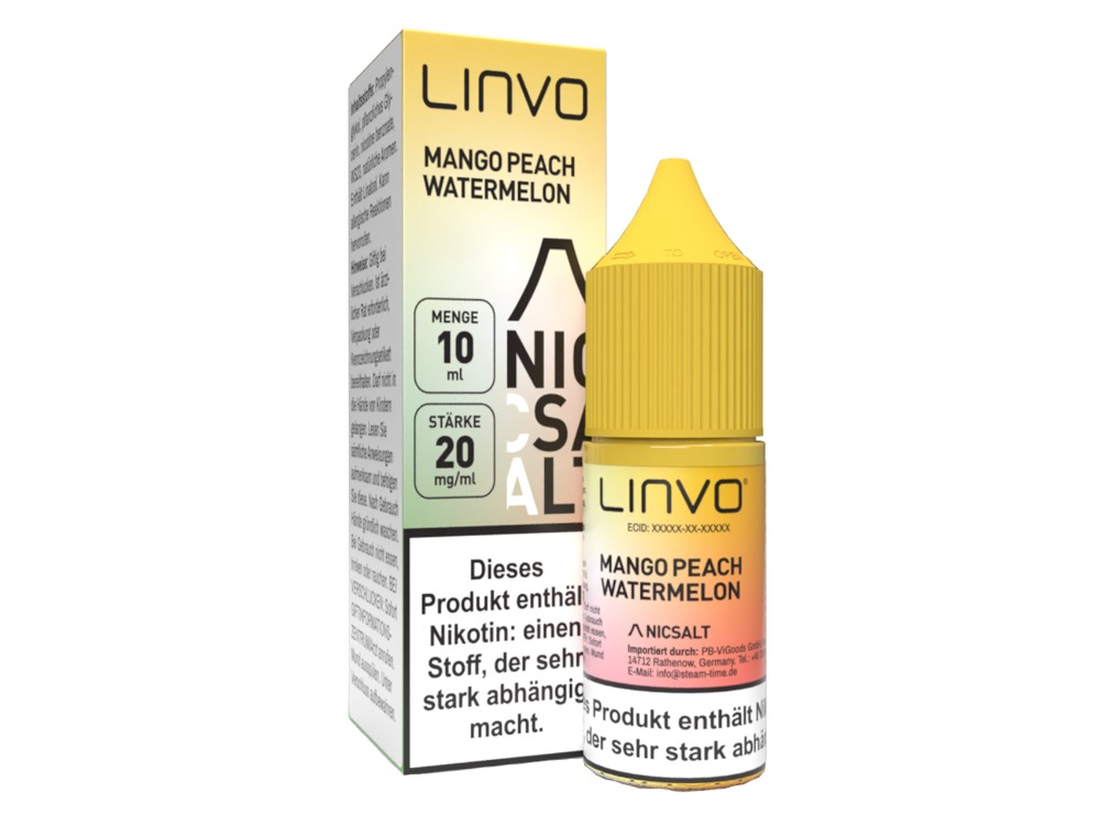 Mango Peach Watermelon - Linvo Nikotinsalz Liquid