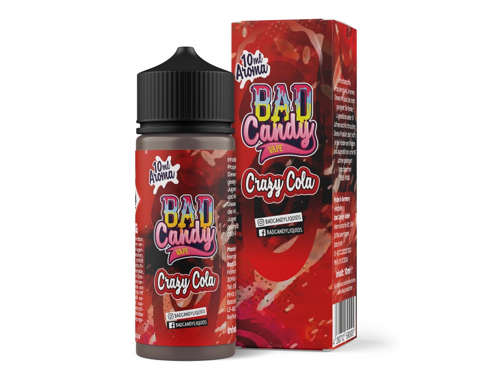 Crazy Cola - Bad Candy Liquids Aroma 10ml