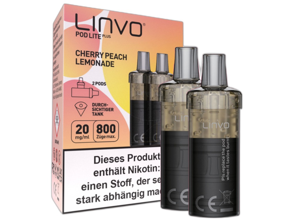 Linvo - Pod Lite Plus Cartridge 20 mg/ml (2 Stück pro Packung)