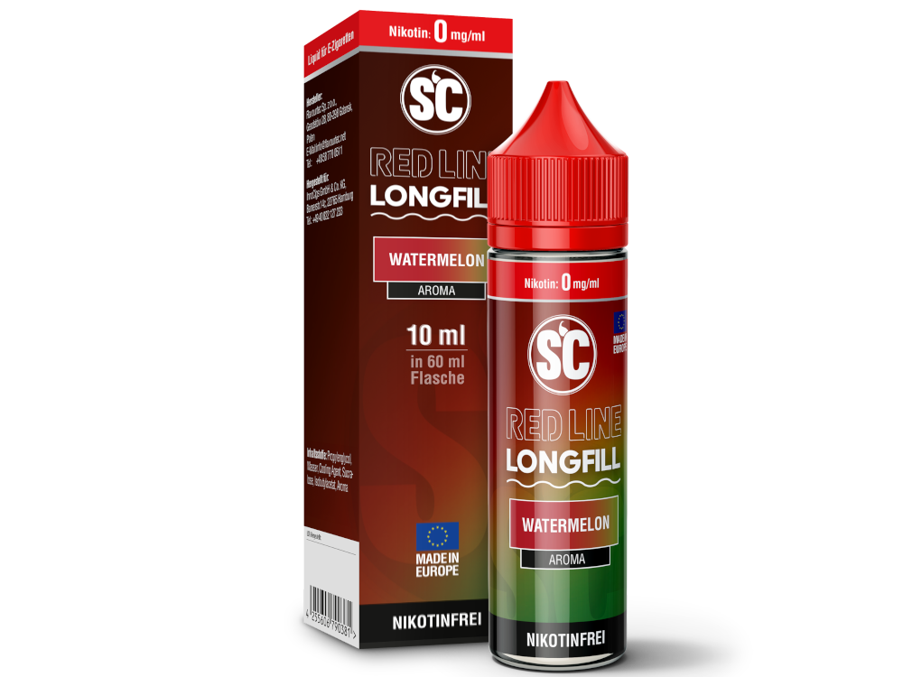 Watermelon - Red Line - SC Longfill 10ml