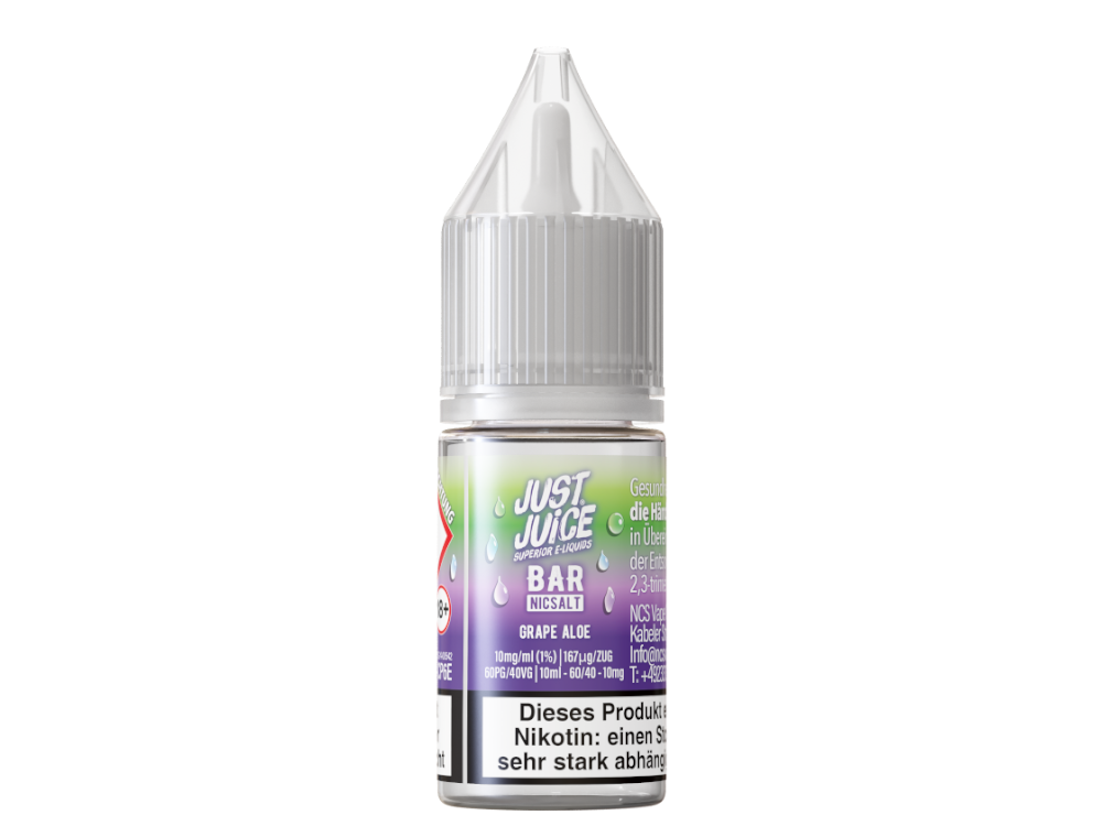 Grape Aloe - Just Juice Bar Nikotinsalz Liquid