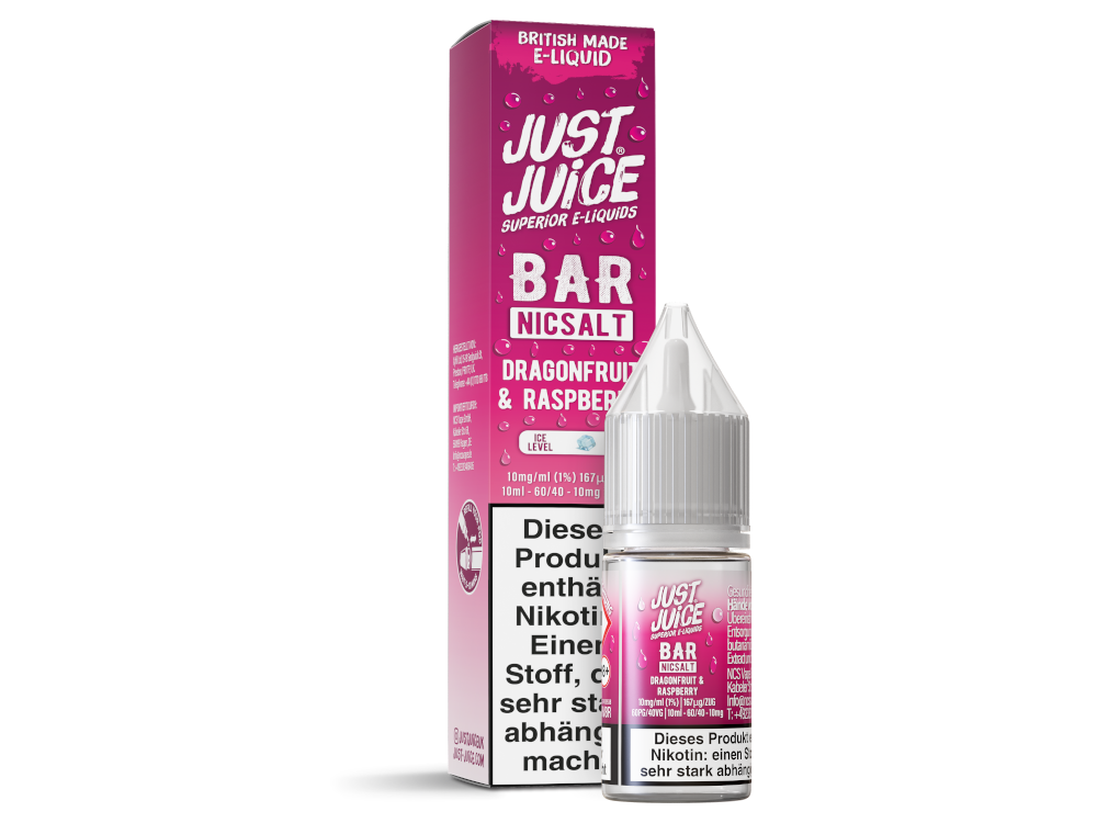 Dragonfruit & Raspberry - Just Juice Bar Nikotinsalz Liquid