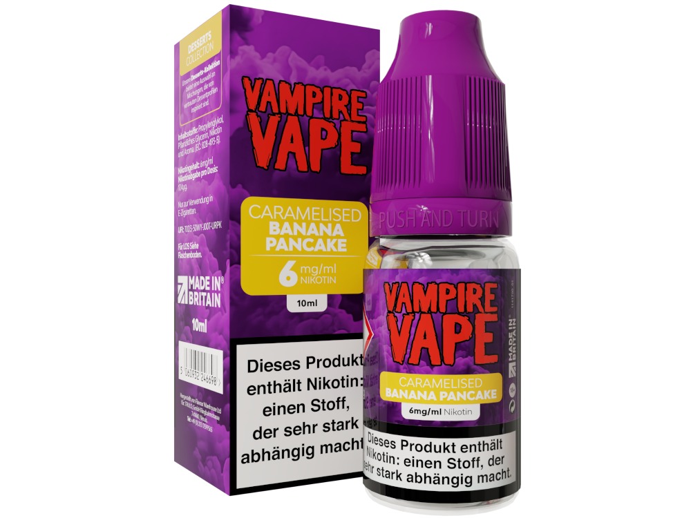 Caramelised Banana Pancake - Dessert Collection - Vampire Vape Liquid