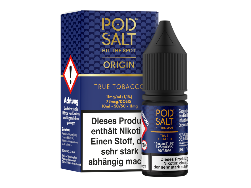 True Tobacco - Origin - Pod Salt Nikotinsalz Liquid