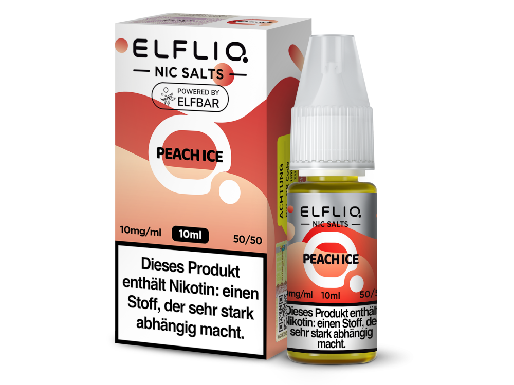 Peach Ice - ELFLIQ Nikotinsalz Liquid