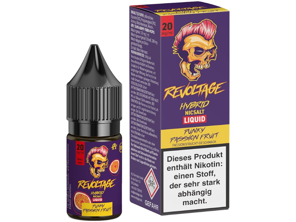 Punky Passion Fruit - Revoltage Hybrid Nikotinsalz Liquid