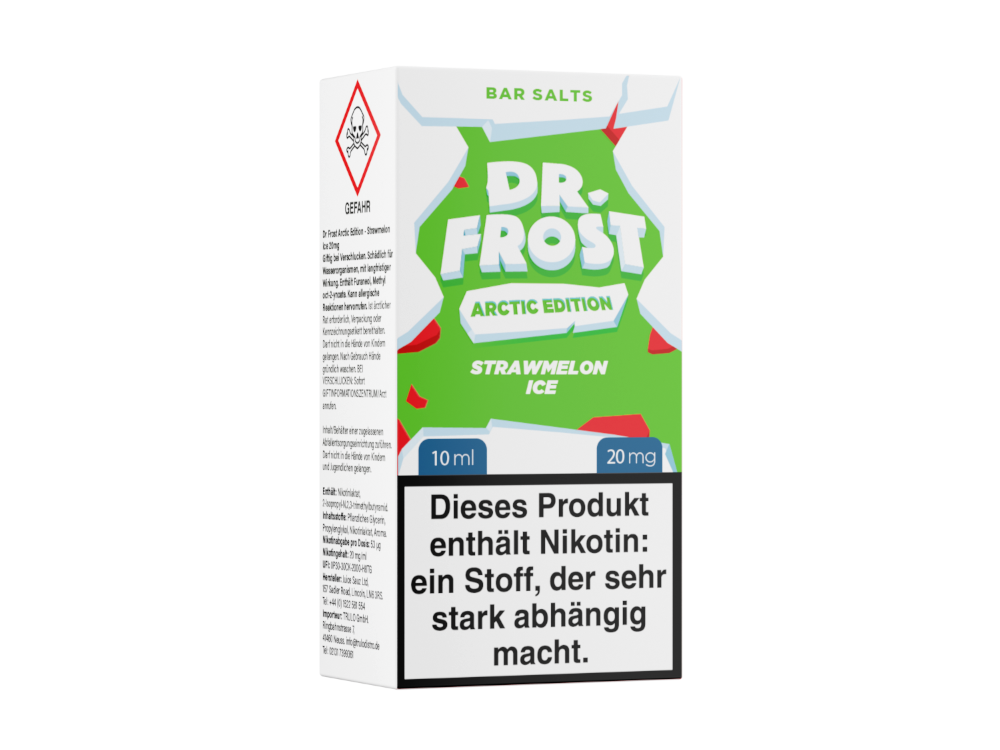 Strawmelon Ice - Arctic Edition - Dr. Frost Nikotinsalz Liquid