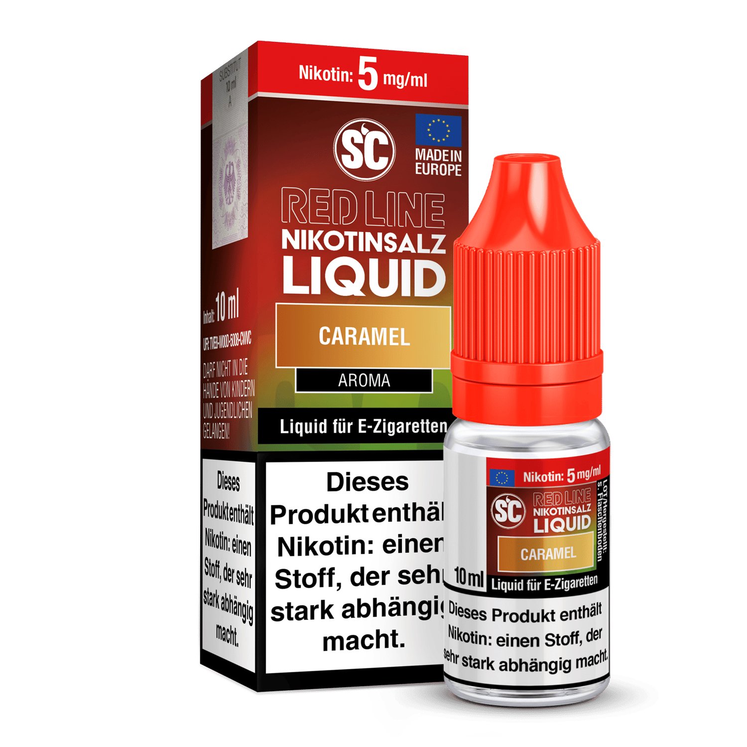 Caramel - Red Line - SC Nikotinsalz Liquid