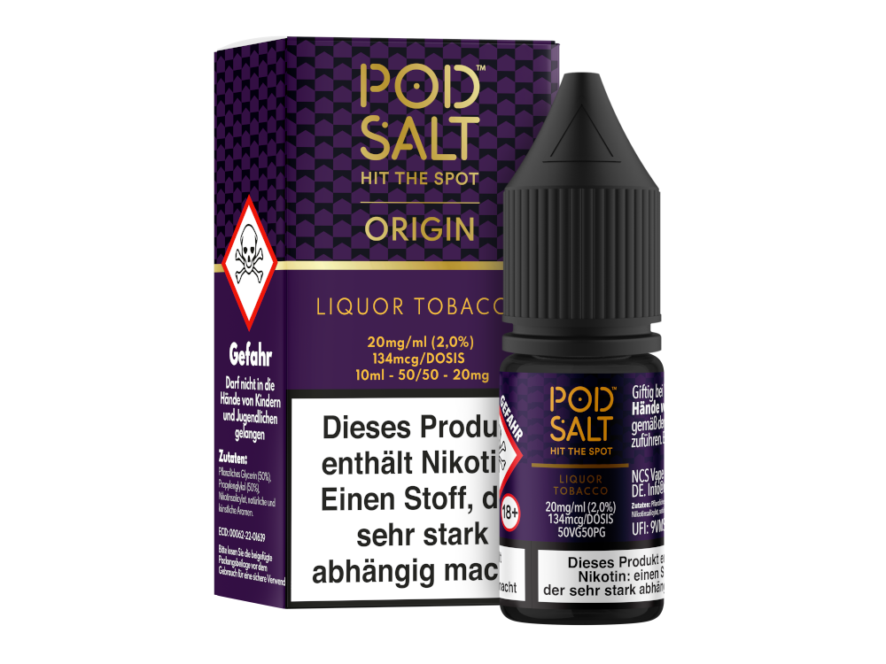 Liquor Tobacco - Pod Salt Origin Nikotinsalz Liquid