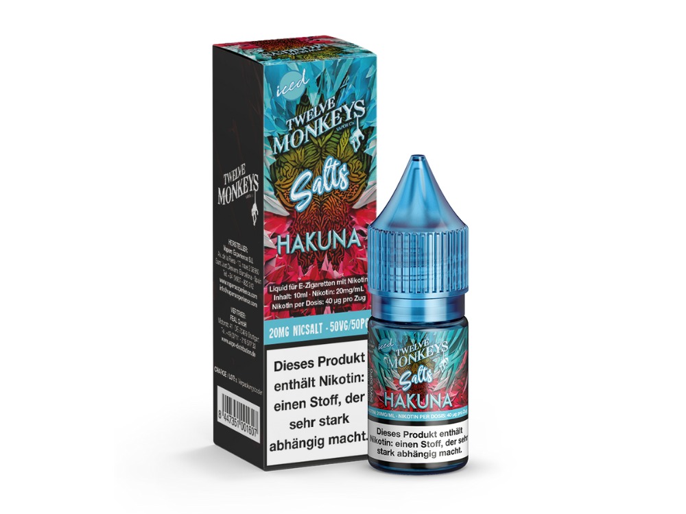 Hakuna - Iced - Twelve Monkeys Nikotinsalz Liquid