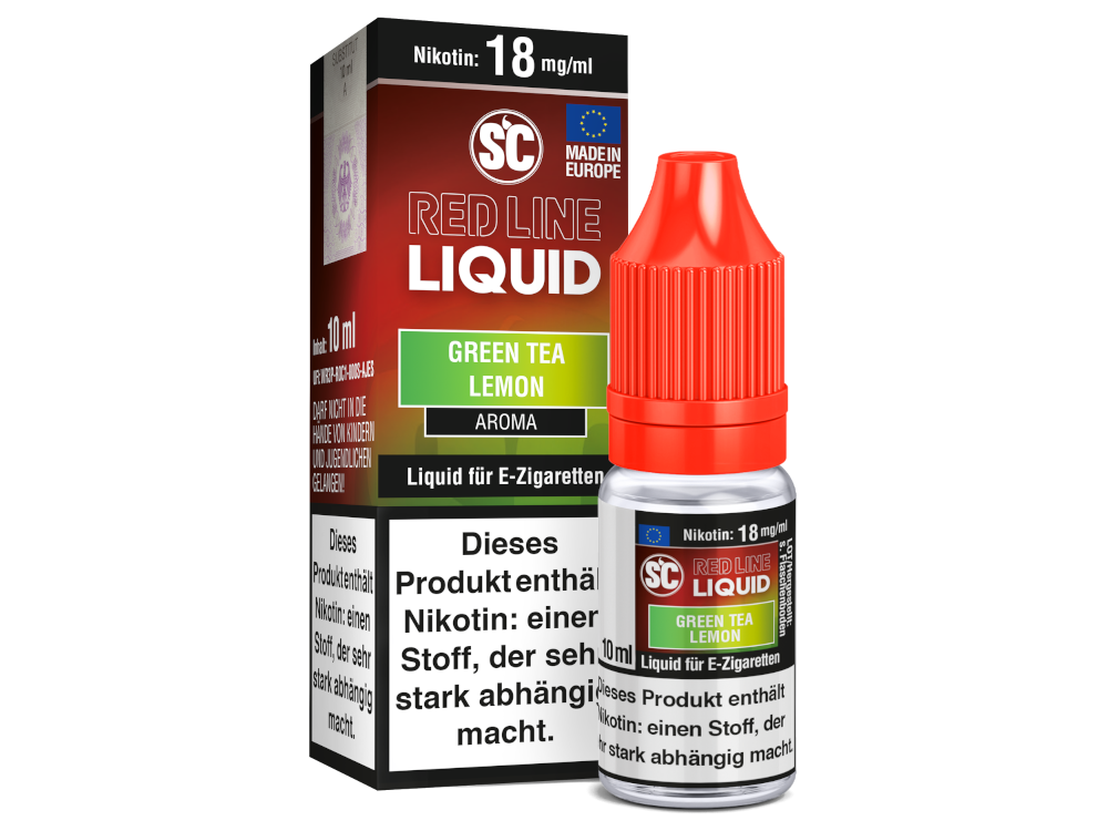 Green Tea Lemon - Red Line - SC Liquid