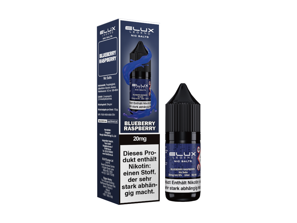 Blueberry Raspberry - Elux Nikotinsalz Liquid