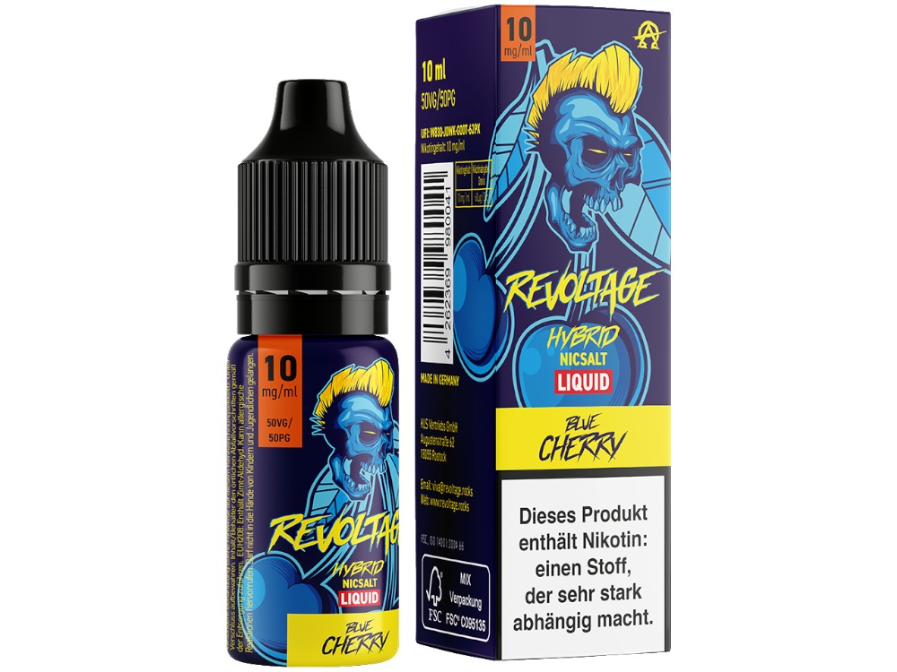 Blue Cherry - Revoltage Hybrid Nikotinsalz Liquid