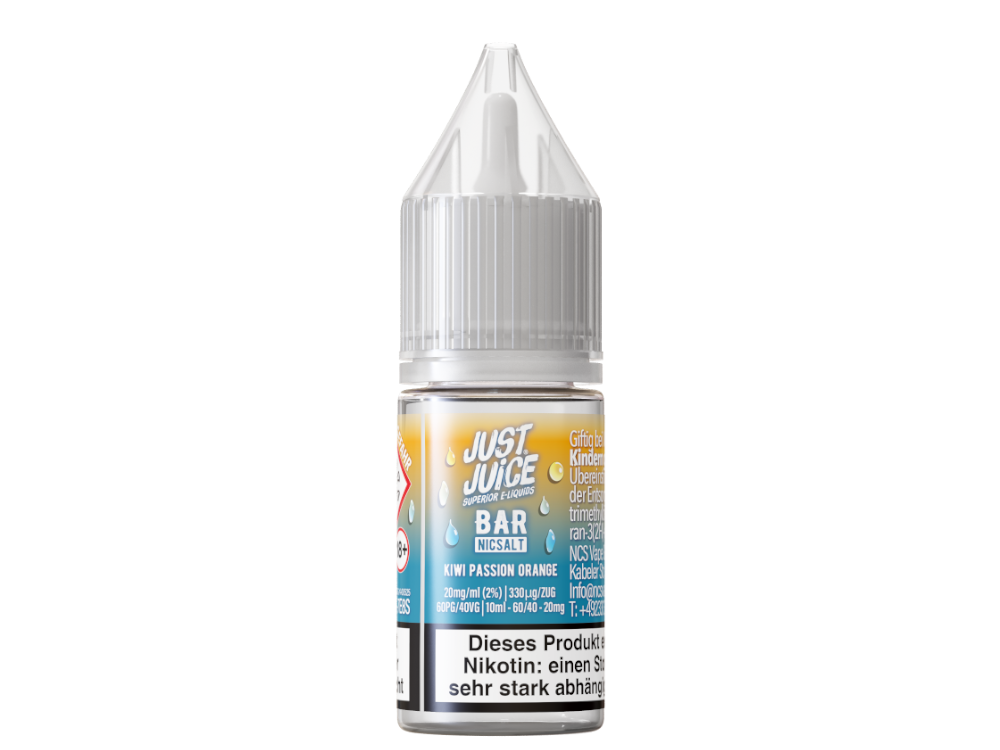 Kiwi Passion Orange - Just Juice Bar Nikotinsalz Liquid