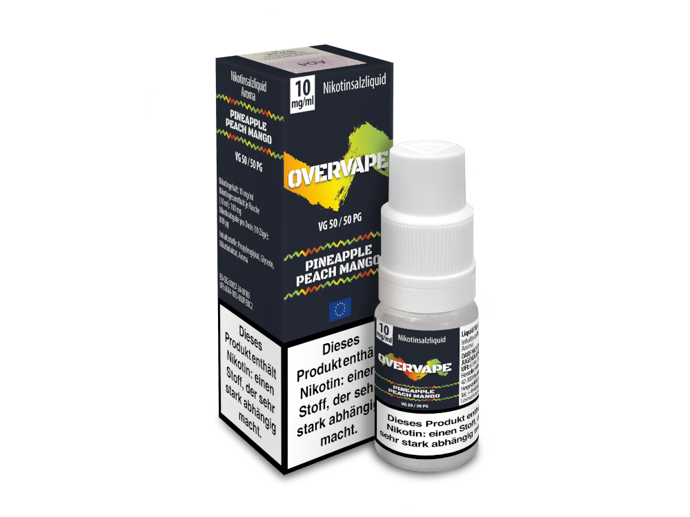Pineapple Peach Mango - Overvape Nikotinsalz Liquid