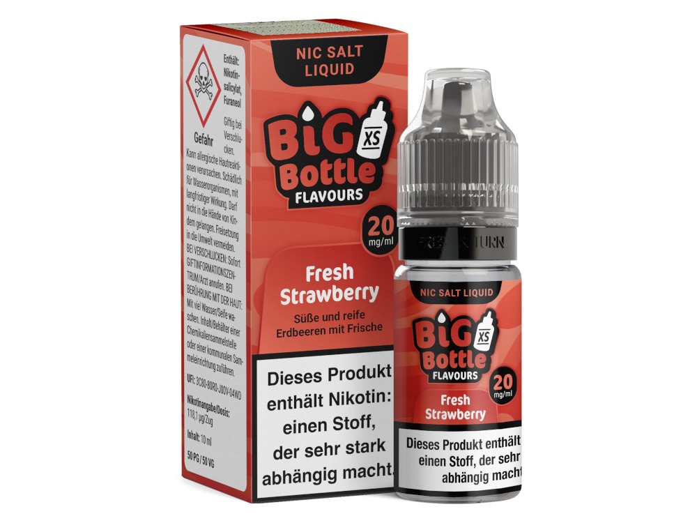 Fresh Strawberry - Big Bottle Nikotinsalz Liquid