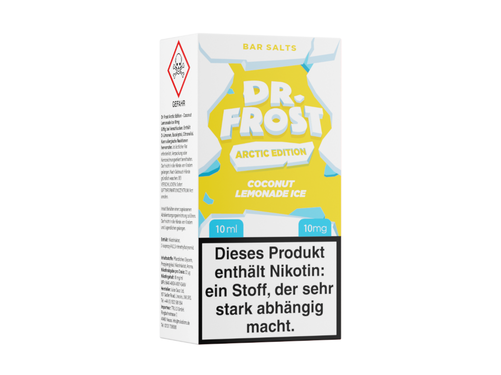 Coconut Lemonade Ice - Arctic Edition - Dr. Frost Nikotinsalz Liquid