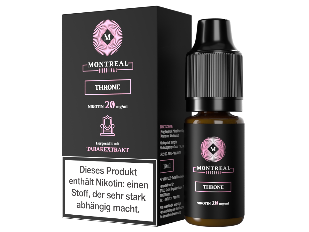 Throne - Montreal Original Nikotinsalz Liquid