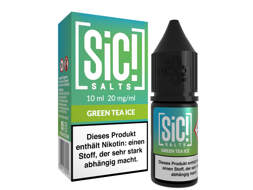 Green Tea Ice - SiC! Salts Nikotinsalz Liquid