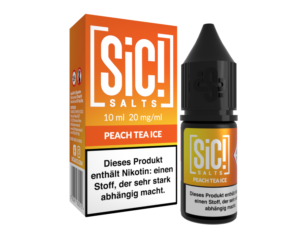 Peach Tea Ice - SiC! Salts Nikotinsalz Liquid
