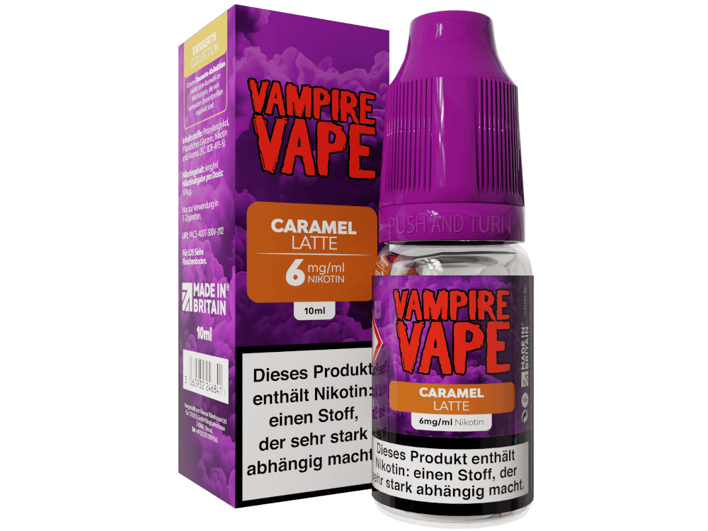 Caramel Latte - Dessert Collection - Vampire Vape Liquid