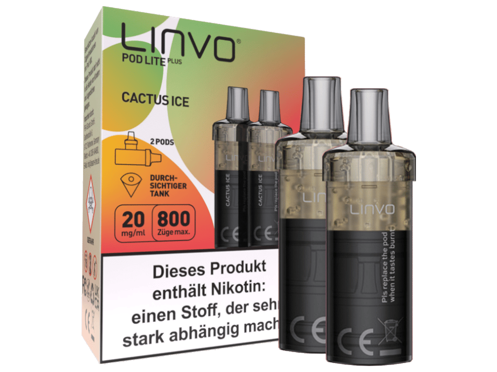 Linvo - Pod Lite Plus Cartridge 20 mg/ml (2 Stück pro Packung)