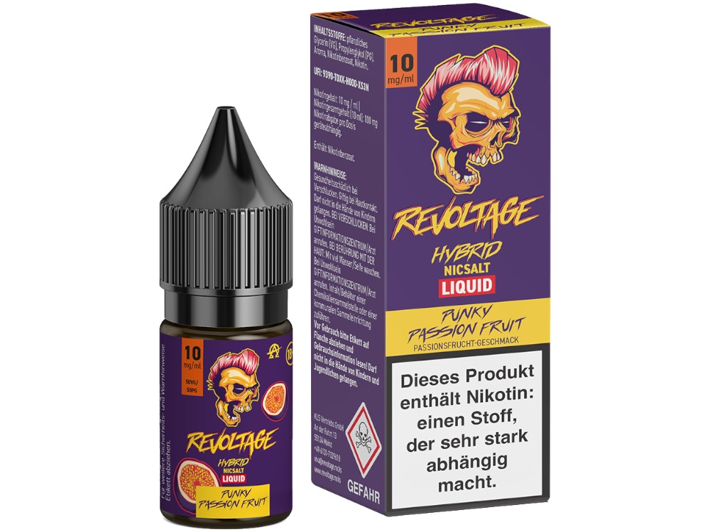 Punky Passion Fruit - Revoltage Hybrid Nikotinsalz Liquid