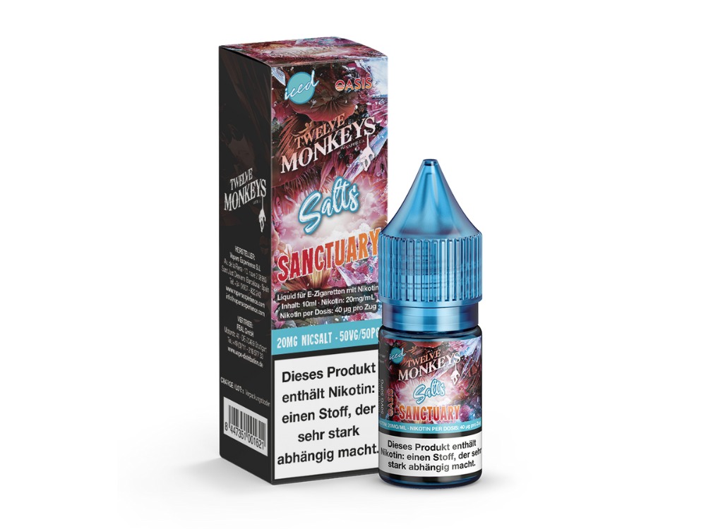 Sanctuary - Iced - Twelve Monkeys Nikotinsalz Liquid