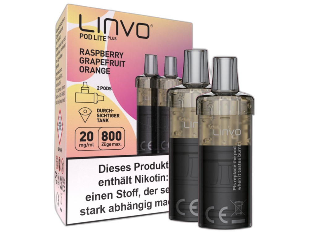 Linvo - Pod Lite Plus Cartridge 20 mg/ml (2 Stück pro Packung)