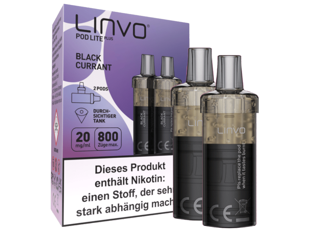 Linvo - Pod Lite Plus Cartridge 20 mg/ml (2 Stück pro Packung)