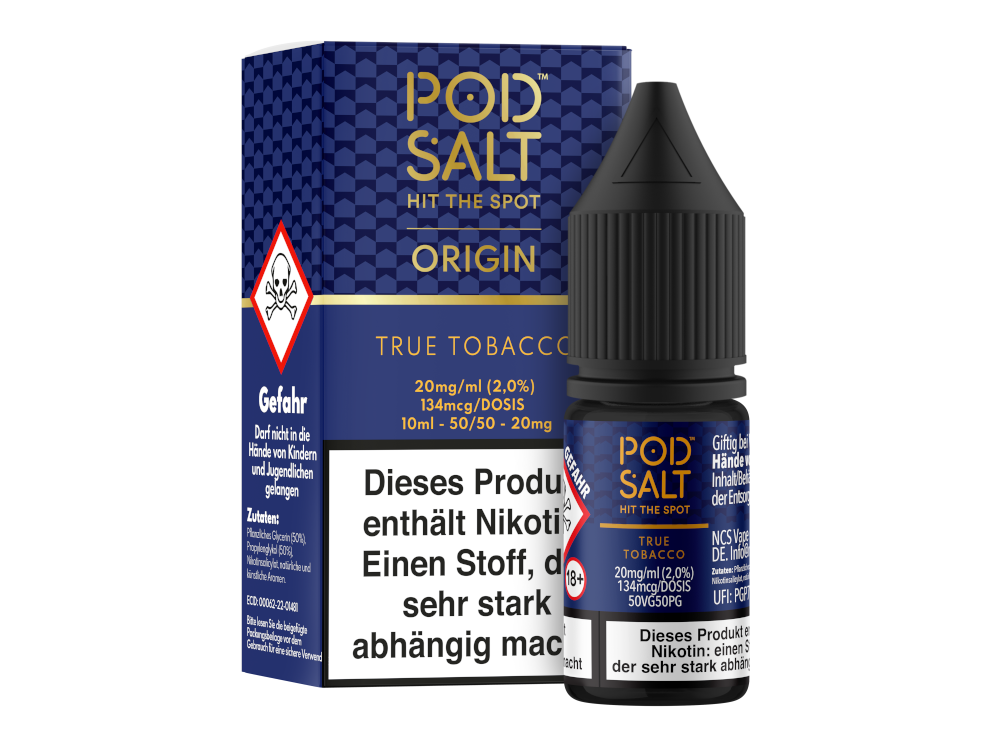 True Tobacco - Origin - Pod Salt Nikotinsalz Liquid