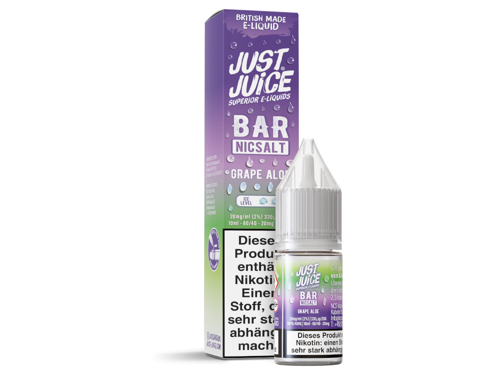 Grape Aloe - Just Juice Bar Nikotinsalz Liquid