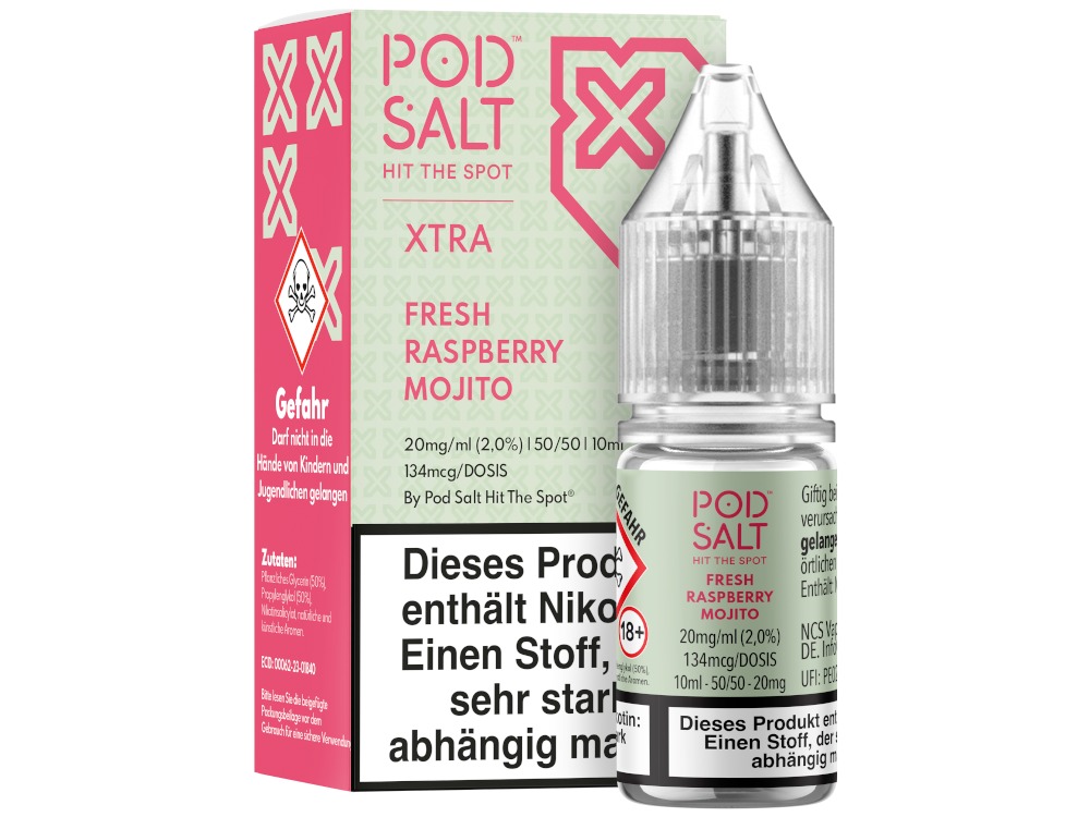 Fresh Raspberry Mojito - Pod Salt X Nikotinsalz Liquid
