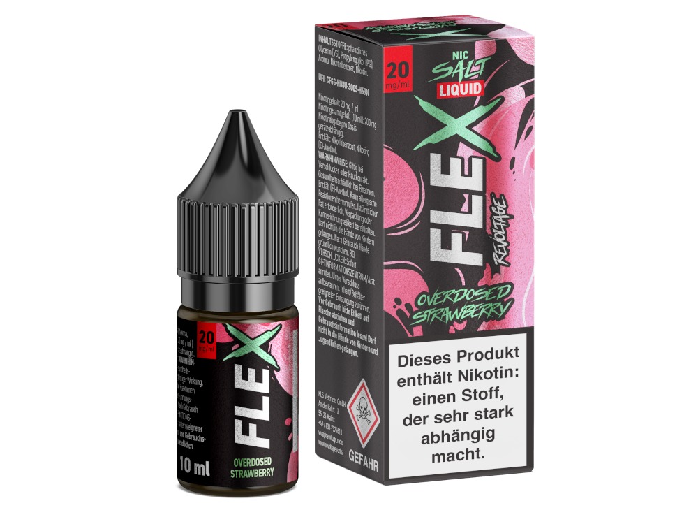 Strawberry - FLEX - Revoltage Nikotinsalz Liquid