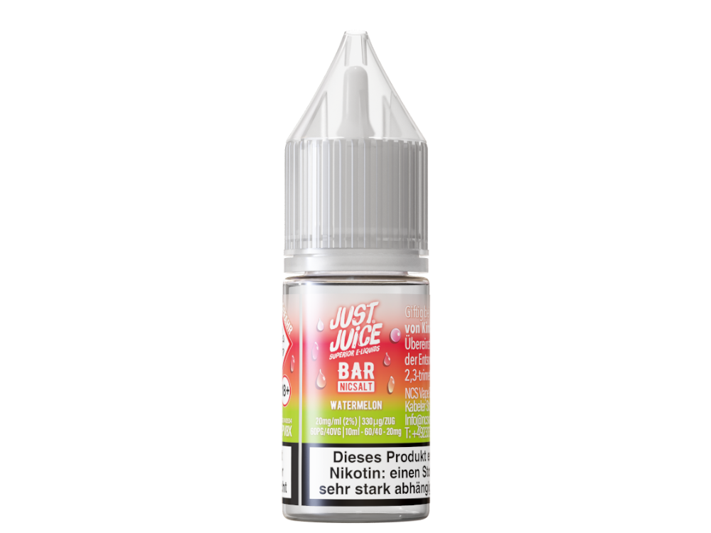 Watermelon - Just Juice Bar Nikotinsalz Liquid