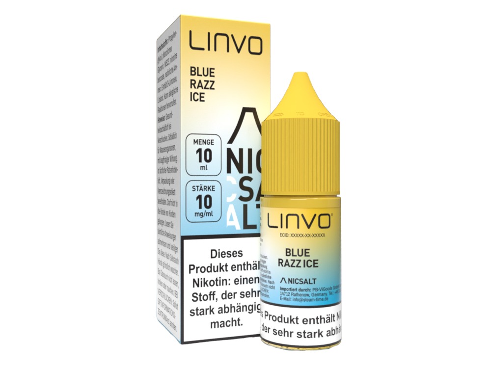 Blue Razz Ice - Linvo Nikotinsalz Liquid