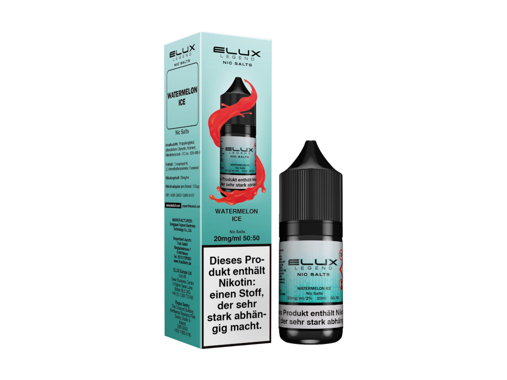 Watermelon Ice - Elux Nikotinsalz Liquid