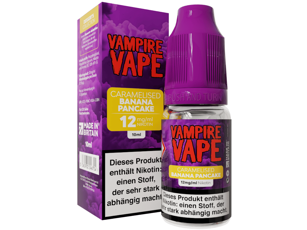 Caramelised Banana Pancake - Dessert Collection - Vampire Vape Liquid