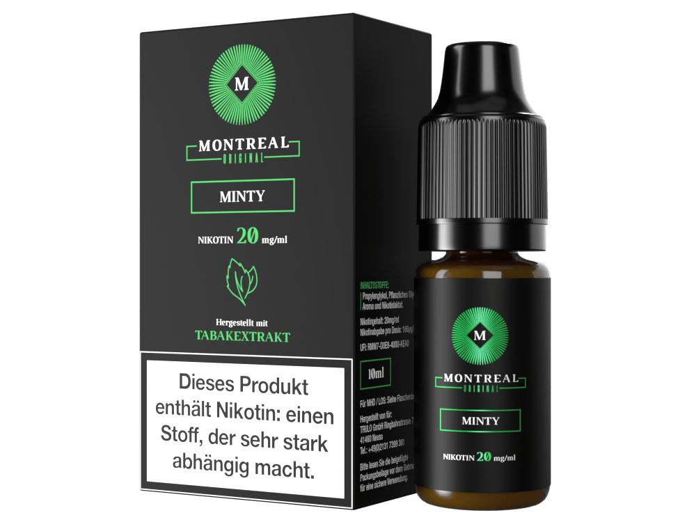 Minty - Montreal Original Nikotinsalz Liquid