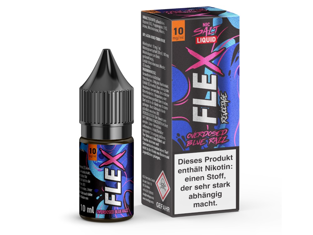 Blue Razz - FLEX - Revoltage Nikotinsalz Liquid