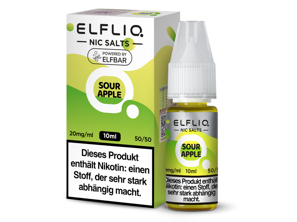 Sour Apple - ELFLIQ Nikotinsalz Liquid
