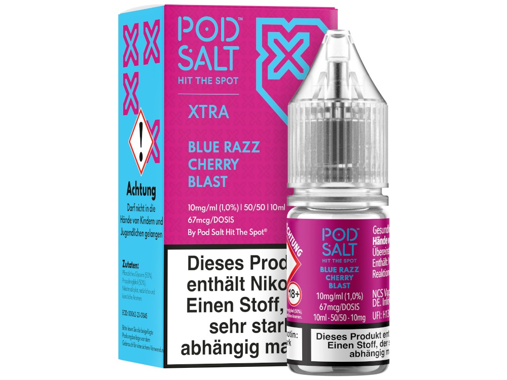 Blue Razz Cherry Blast - Pod Salt X Nikotinsalz Liquid