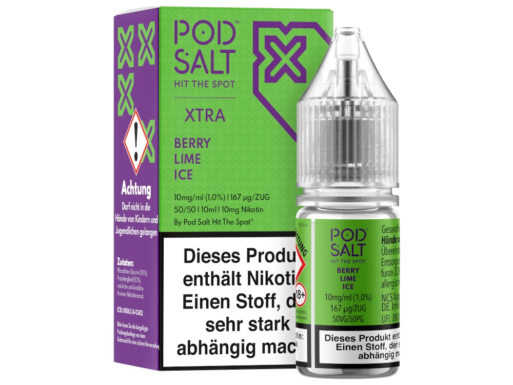 Berry Lime Ice - Pod Salt X Nikotinsalz Liquid