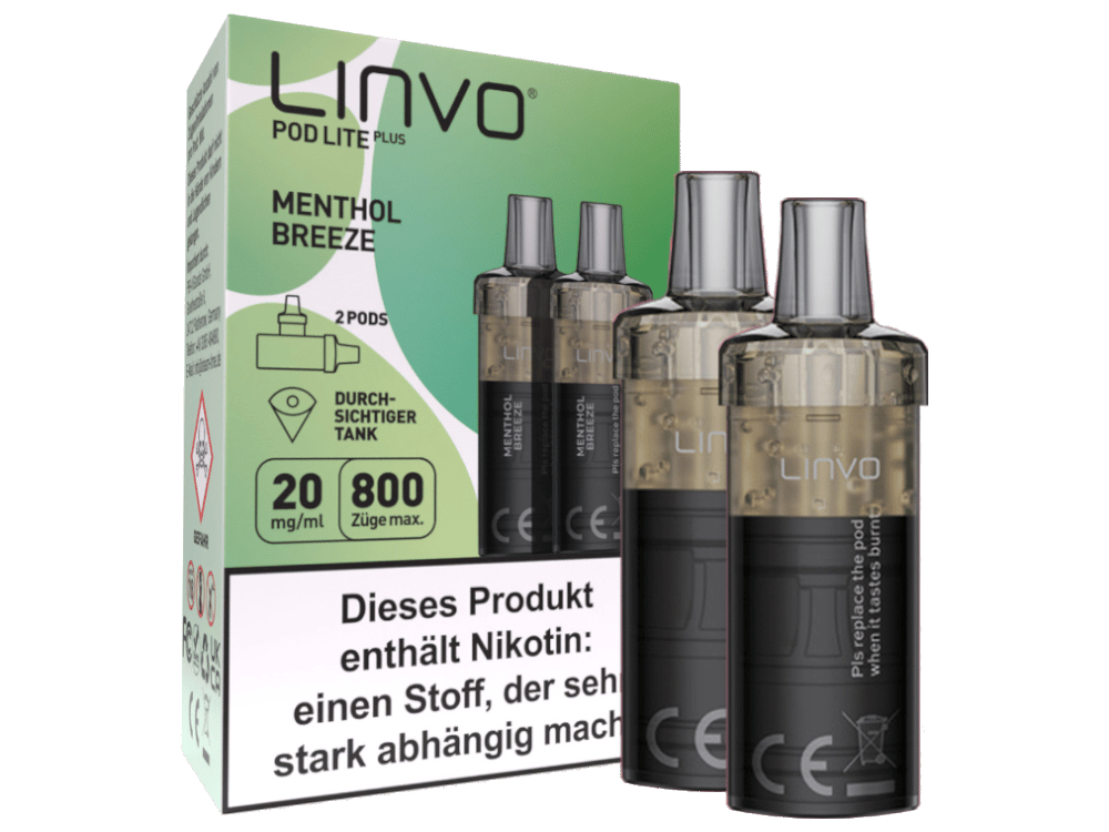 Linvo - Pod Lite Plus Cartridge 20 mg/ml (2 Stück pro Packung)