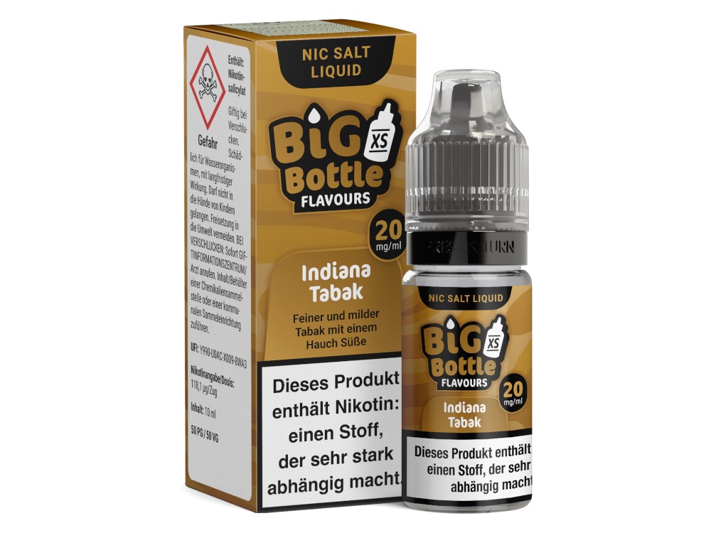 Indiana Tabak - Big Bottle Nikotinsalz Liquid