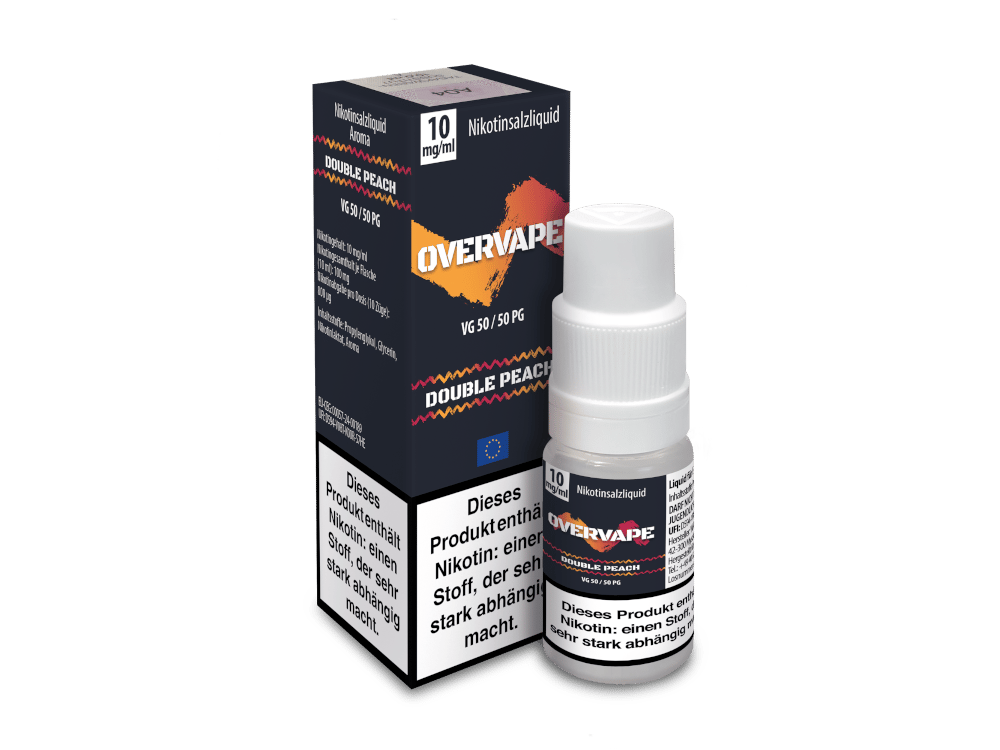 Double Peach - Overvape Nikotinsalz Liquid
