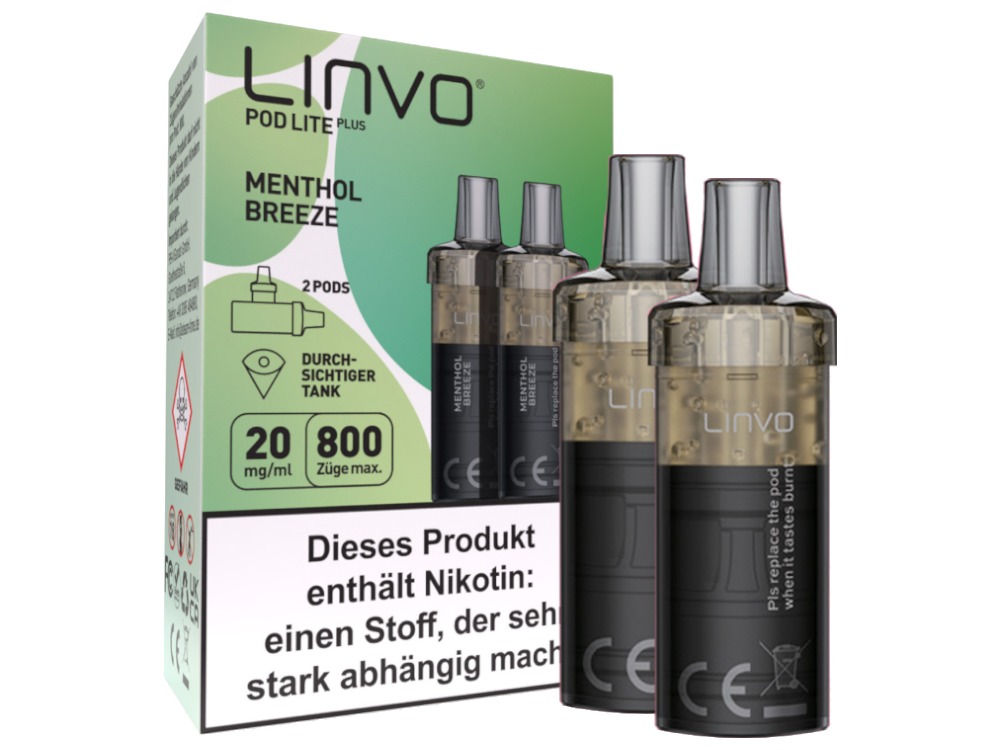 Linvo - Pod Lite Plus Cartridge 20 mg/ml (2 Stück pro Packung)