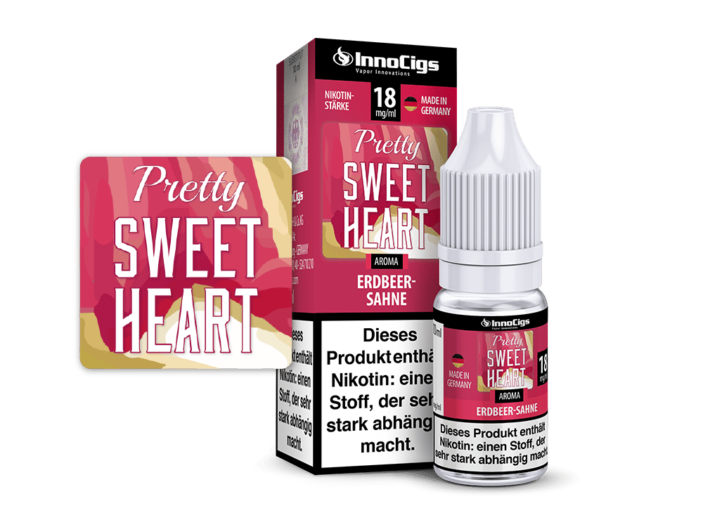 Pretty Sweetheart Sahne-Erdbeer - InnoCigs Liquid