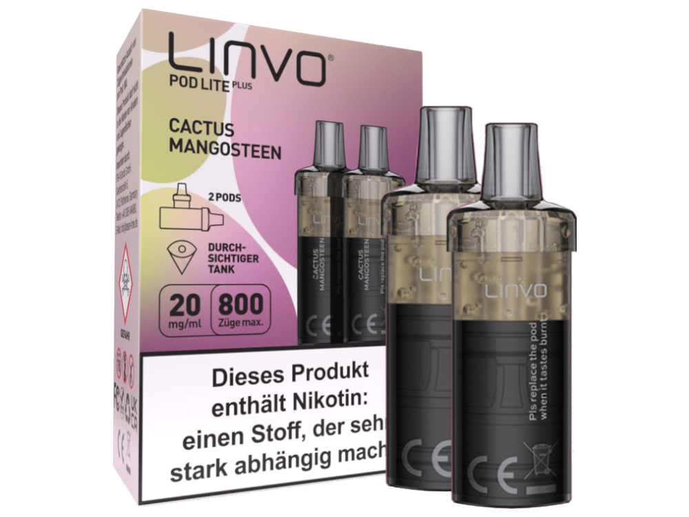 Linvo - Pod Lite Plus Cartridge 20 mg/ml (2 Stück pro Packung)
