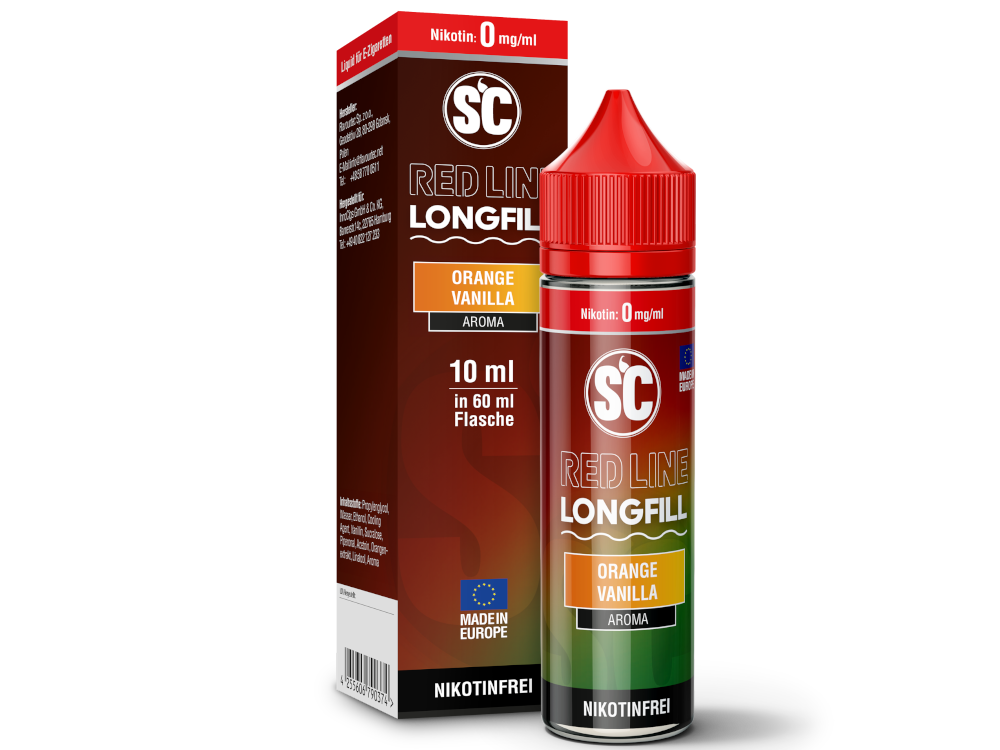 Orange Vanilla - Red Line - SC Longfill 10ml
